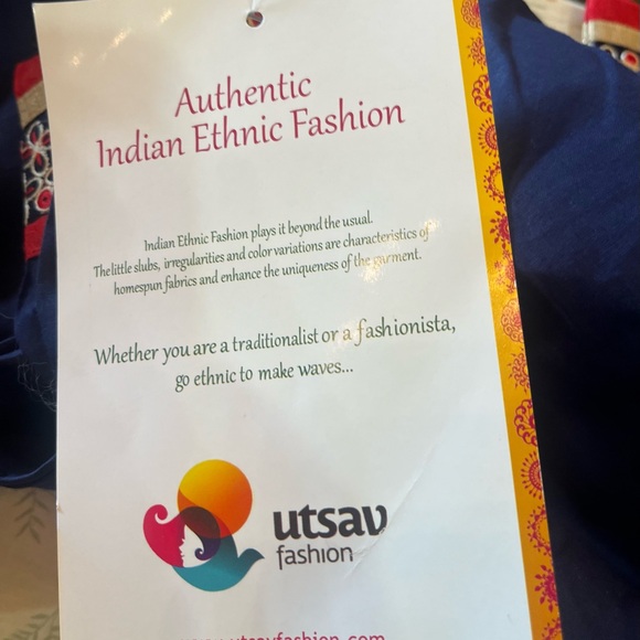 Authentic Indian Ethnic fashion dress 3 pieces UTSAW Fashion Size 38 Bust Medium - Picture 14 of 16